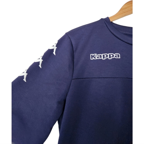 Kappa Navy Blue Sporty Soccer Sweatshirt Large Limited Edition - Picture 4 of 6